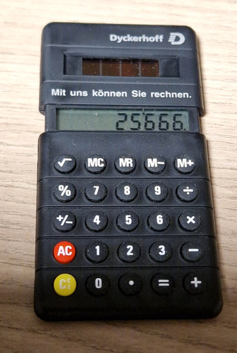 Taschenrechner solar - -,