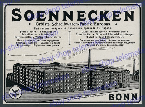 Soennecken schreibwaren fabrik - soennecken, schreibwaren-fabrik