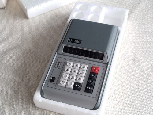 Tac tischrechner mit roter - mit,