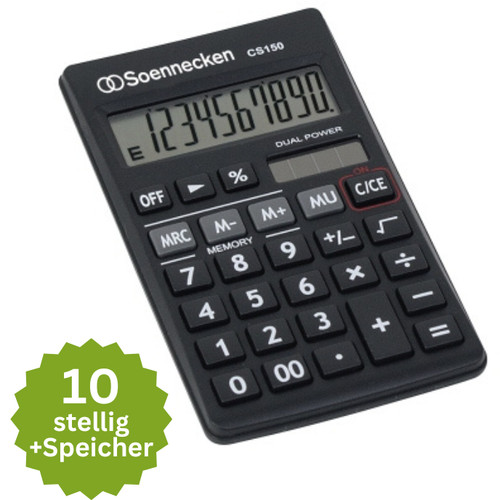 Soennecken taschenrechner - soennecken,